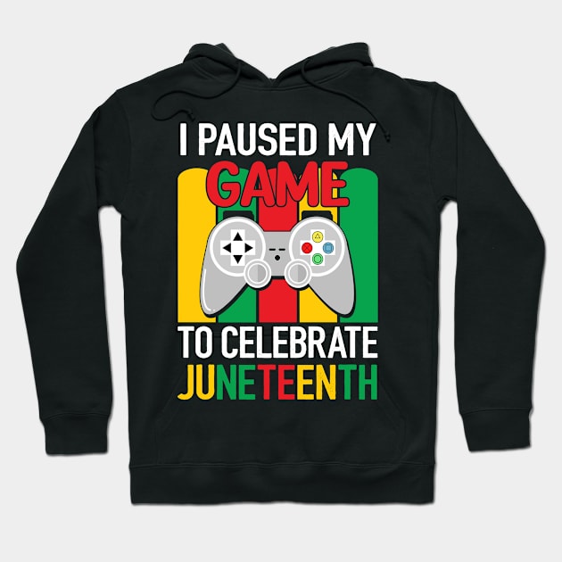 juneteenth gamer Hoodie by buuka1991